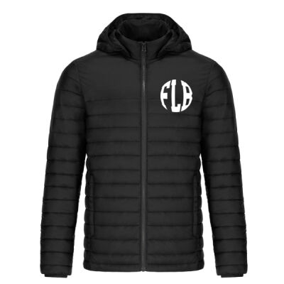 ADULT - Men's Puffy Jacket w/ Detachable Hood *EMBROIDERED LOGO* Thumbnail